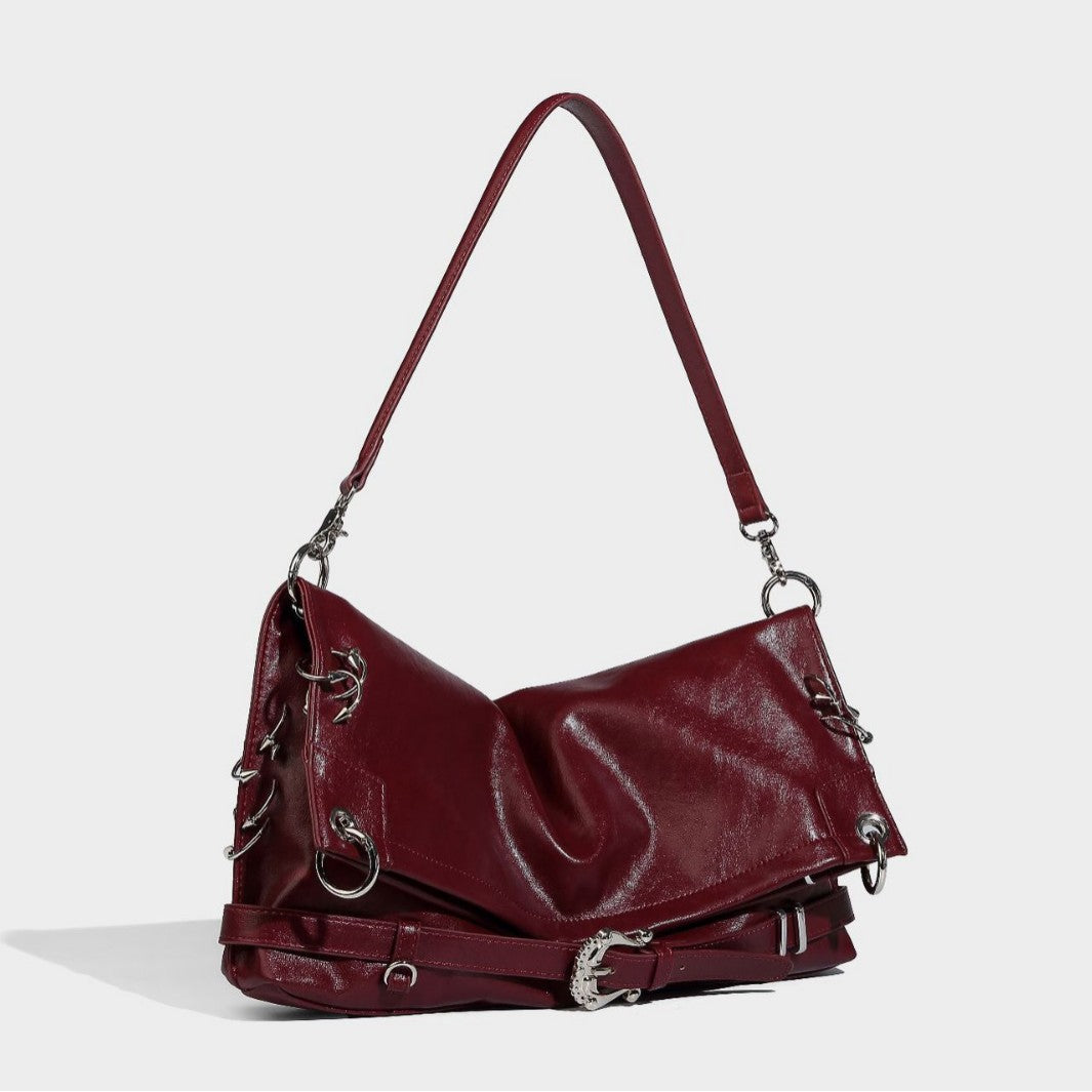 Beaira Millennium Hot Girl Fashion Versatile Trendy Underarm Bag Large Capacity Multi Circular Folding Design Single Shoulder Tote Bag