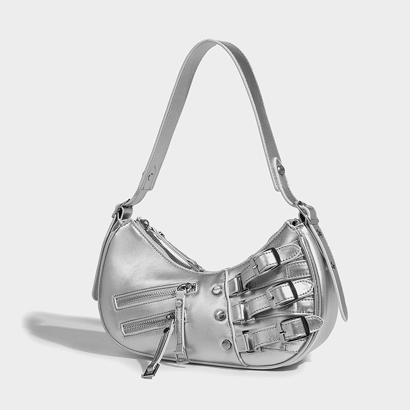 Beaira Small Cross border Retro Cowboy Spicy Girl Colorful New Bag Women's Fashion Versatile Underarm Single Shoulder Handbag