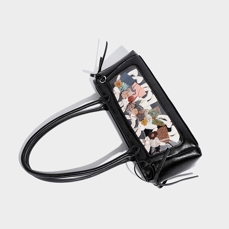 Beaira Butterfly knot niche design casual pain bag cute and versatile baguette bag single shoulder armpit bag large capacity handbag
