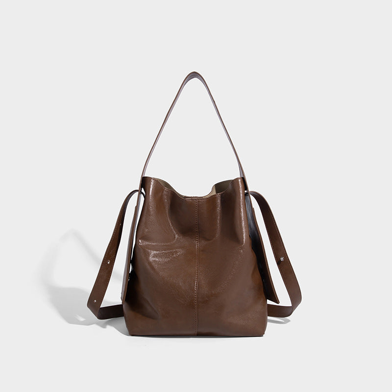 Beaira New women's bag fashionable and versatile shoulder bag high-end sense large capacity tote bag casual handbag trendy bucket bag