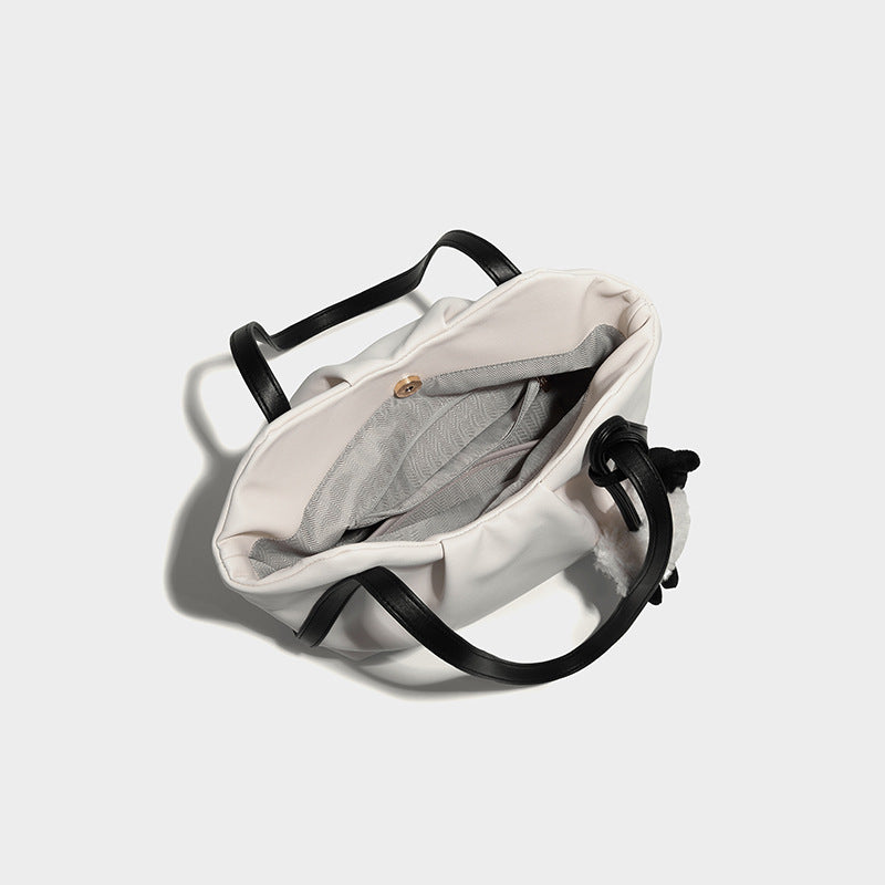 Beaira Ladies' new high-end bag with large capacity cloud folds niche design single shoulder tote bag