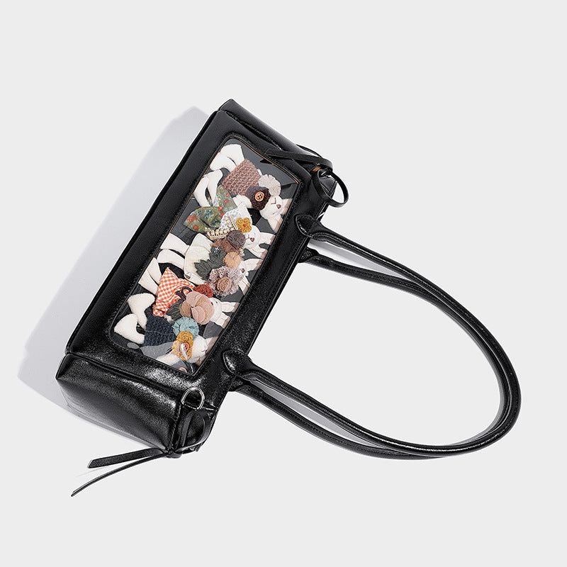 Beaira Butterfly knot niche design casual pain bag cute and versatile baguette bag single shoulder armpit bag large capacity handbag