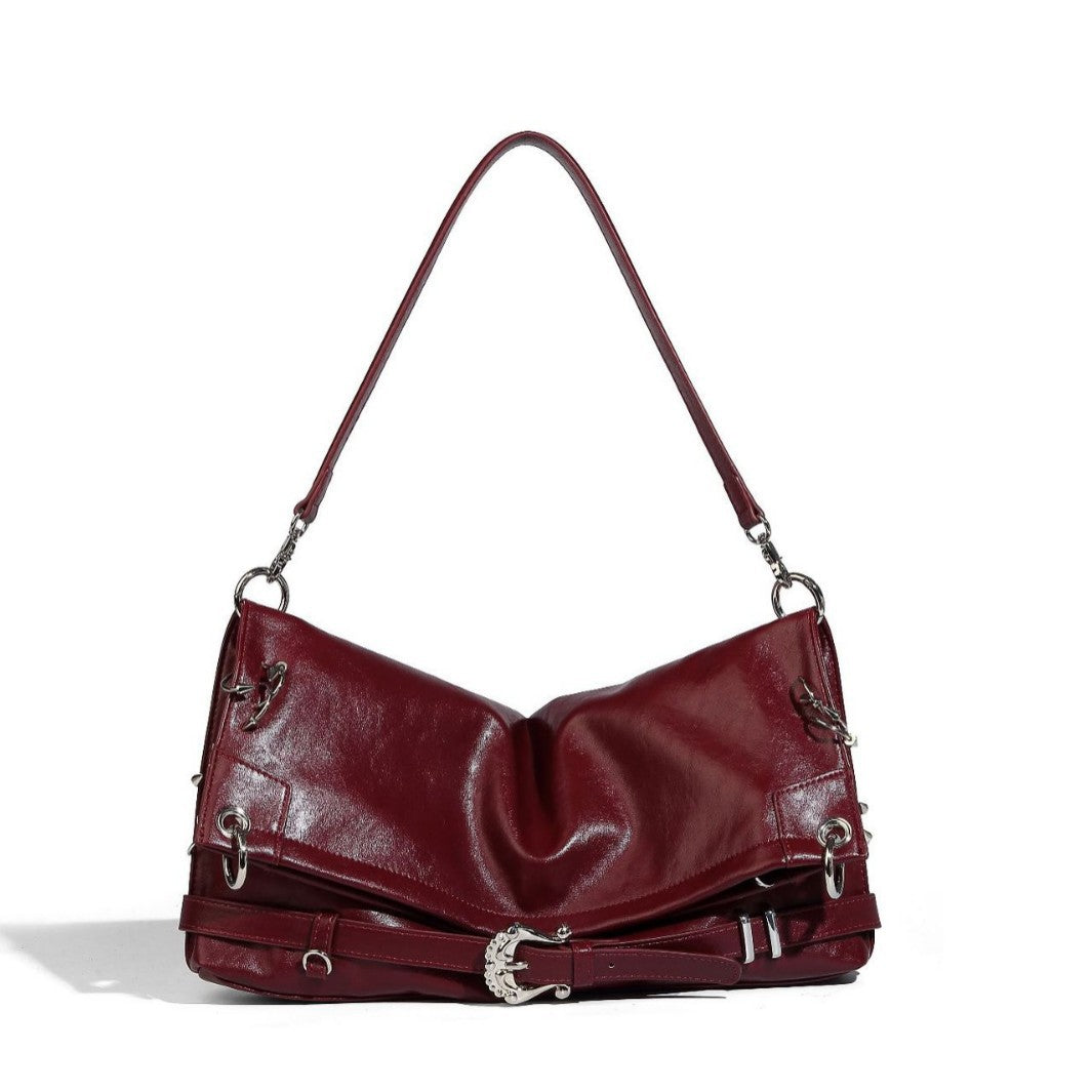 Beaira Millennium Hot Girl Fashion Versatile Trendy Underarm Bag Large Capacity Multi Circular Folding Design Single Shoulder Tote Bag