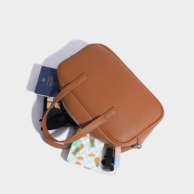 Beaira Small and trendy Boston bowling bag autumn and winter new item mother and child bag retro single shoulder crossbody bag
