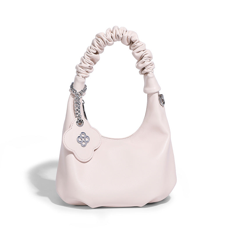 Beaira High end niche bag women's fashion new single shoulder crossbody bag summer women's hand-held pleated dumpling bag