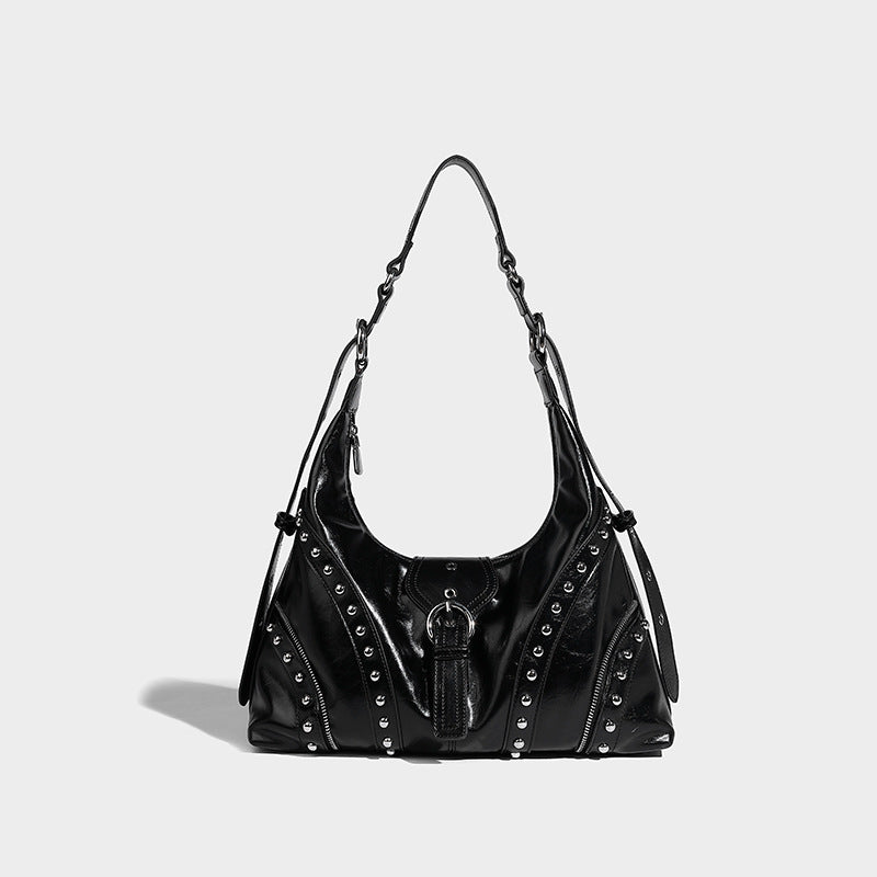 Beaira Fashionable retro design spicy girl armpit bag women's summer new item large capacity Liuding tote crossbody bag