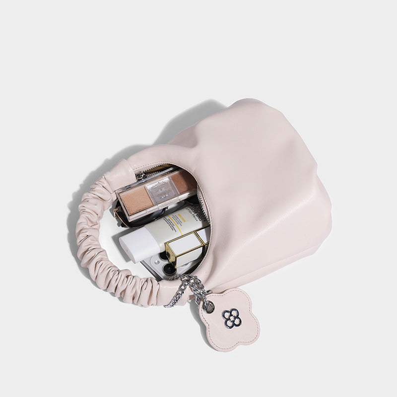 Beaira High end niche bag women's fashion new single shoulder crossbody bag summer women's hand-held pleated dumpling bag