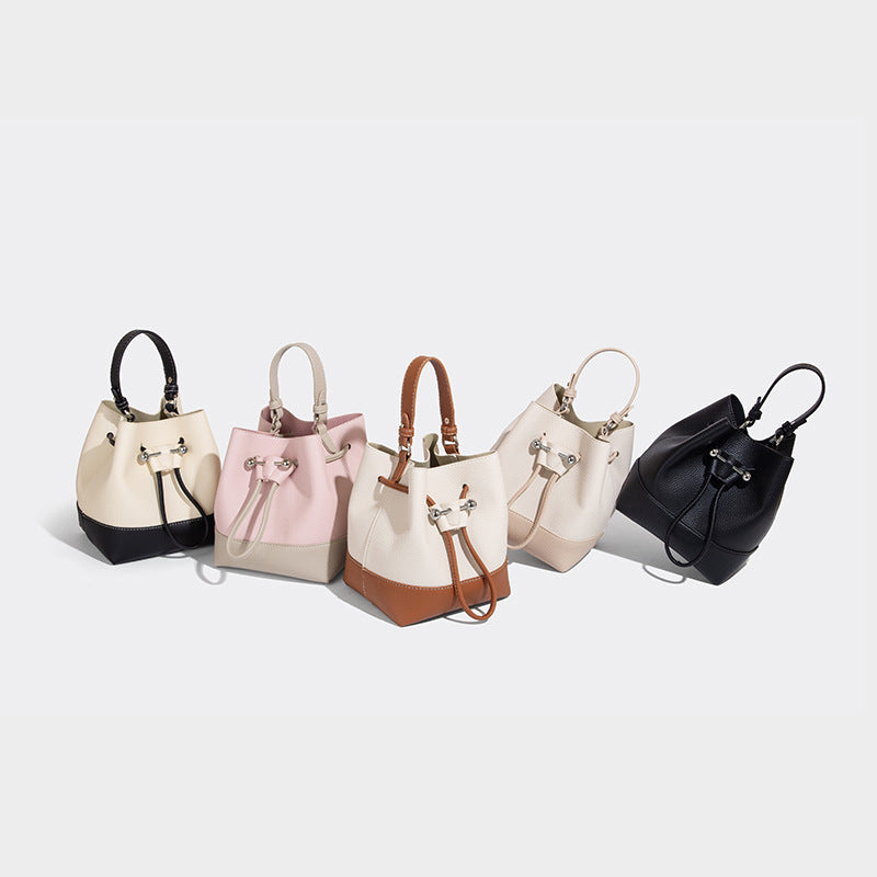 Beaira Uniquely designed retro drawstring bucket bag for women in summer new high-end handbag with bill of lading shoulder and crossbody for women