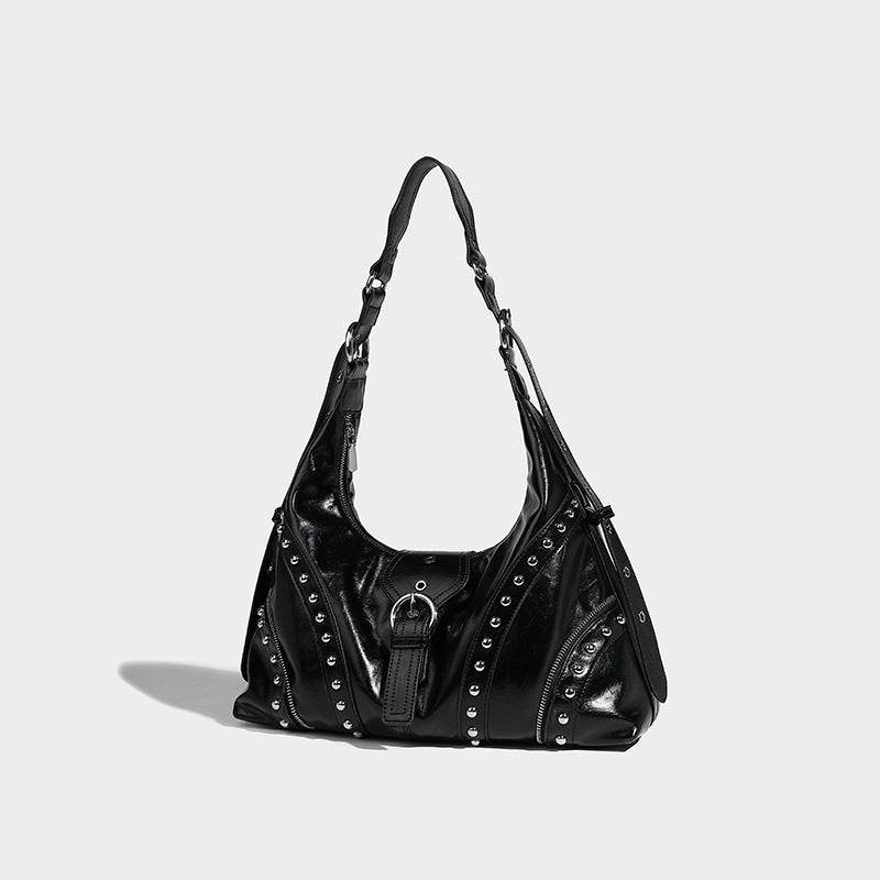 Beaira Fashionable retro design spicy girl armpit bag women's summer new item large capacity Liuding tote crossbody bag