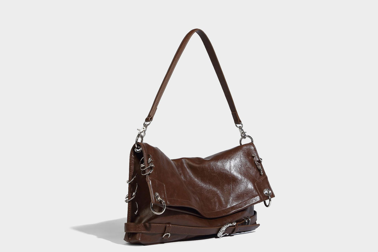 Beaira Millennium Hot Girl Fashion Versatile Trendy Underarm Bag Large Capacity Multi Circular Folding Design Single Shoulder Tote Bag