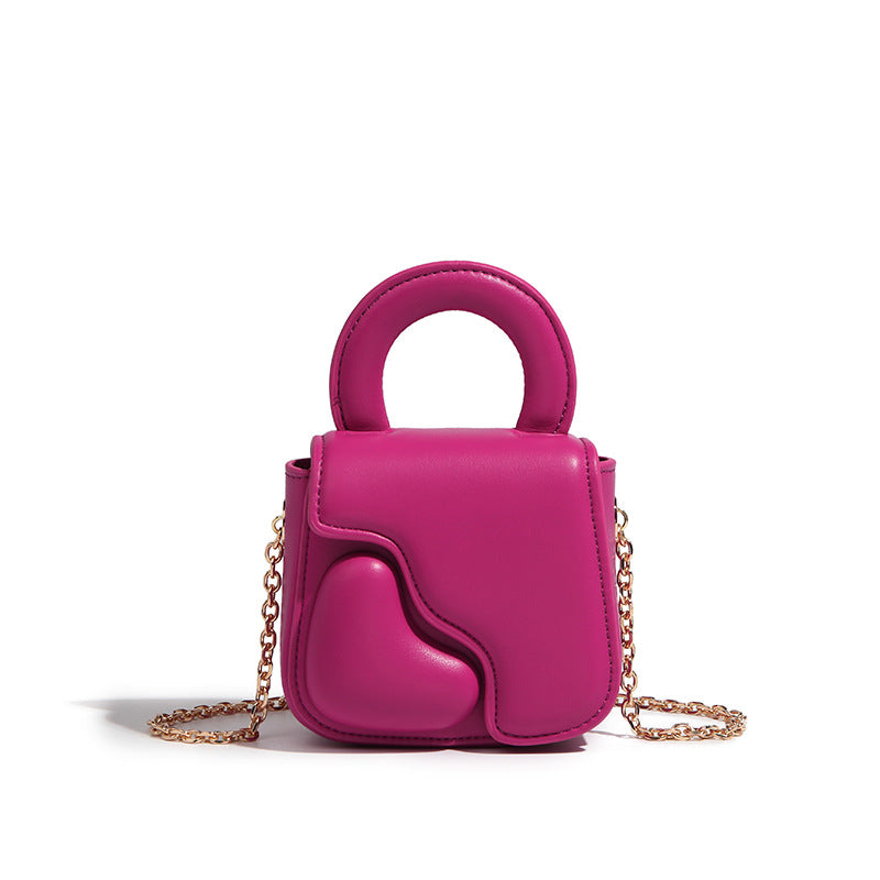 Beaira Chain Love Women's Bag New Fashionable Trendy Premium Texture Bag Single Shoulder Diagonal Cross Original Handheld Mini Bag