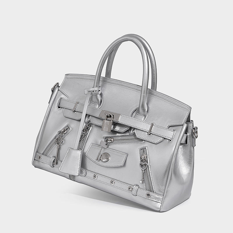 Beaira Cross border niche handbag women's bag new design sense large capacity platinum Kelly bag single shoulder crossbody bag