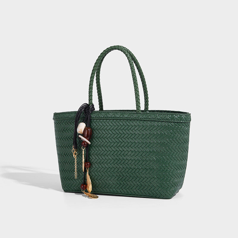 Beaira Advanced Handheld Woven Bag for Women's New Trendy Fashion Versatile Work Commuter Single Shoulder Crossbody Bag
