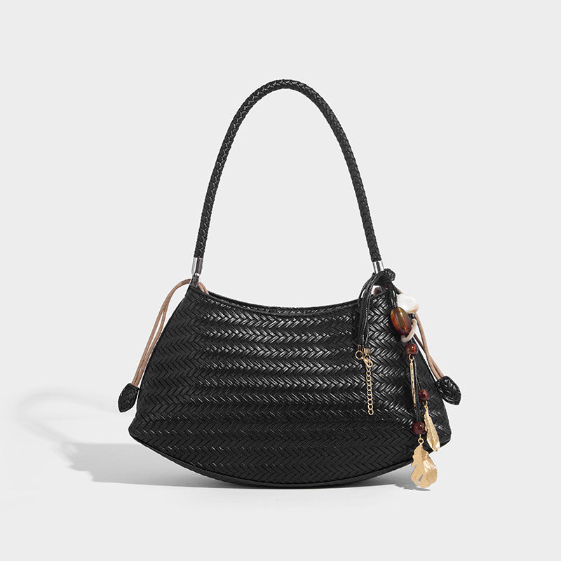 Beaira Original Lazy Style Woven Bag New Underarm Bag for Women Summer New Commuter Versatile Single Shoulder Handbag