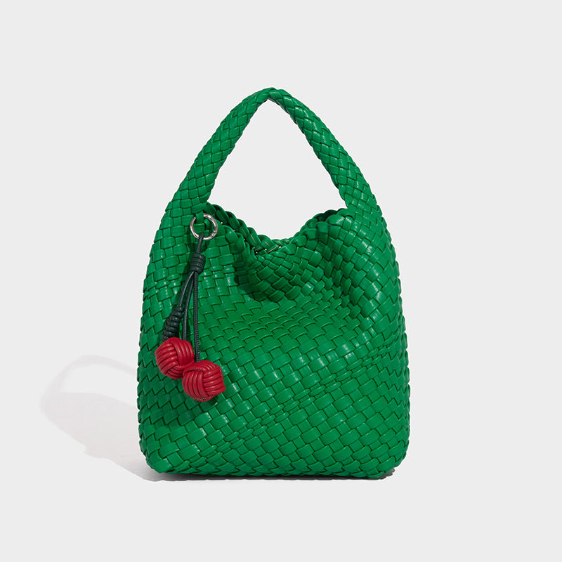 Beaira Cross border hot selling pure handmade woven bag women's fashionable and durable tote bag summer large capacity single shoulder crossbody bag
