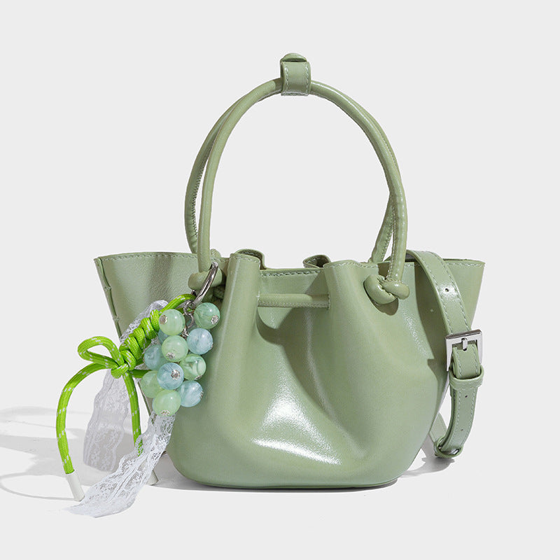 Beaira Outsourced niche hand-held bucket bag women's new simple and versatile shoulder bag casual commuting crossbody bag