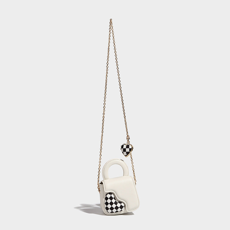 Beaira Chain Love Women's Bag New Fashionable Trendy Premium Texture Bag Single Shoulder Diagonal Cross Original Handheld Mini Bag