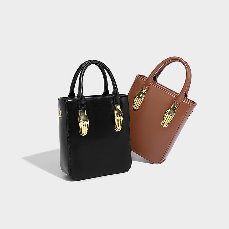 Beaira Black box bag for autumn and winter new high-end style niche designer high-quality handheld crossbody small square bag women's trend