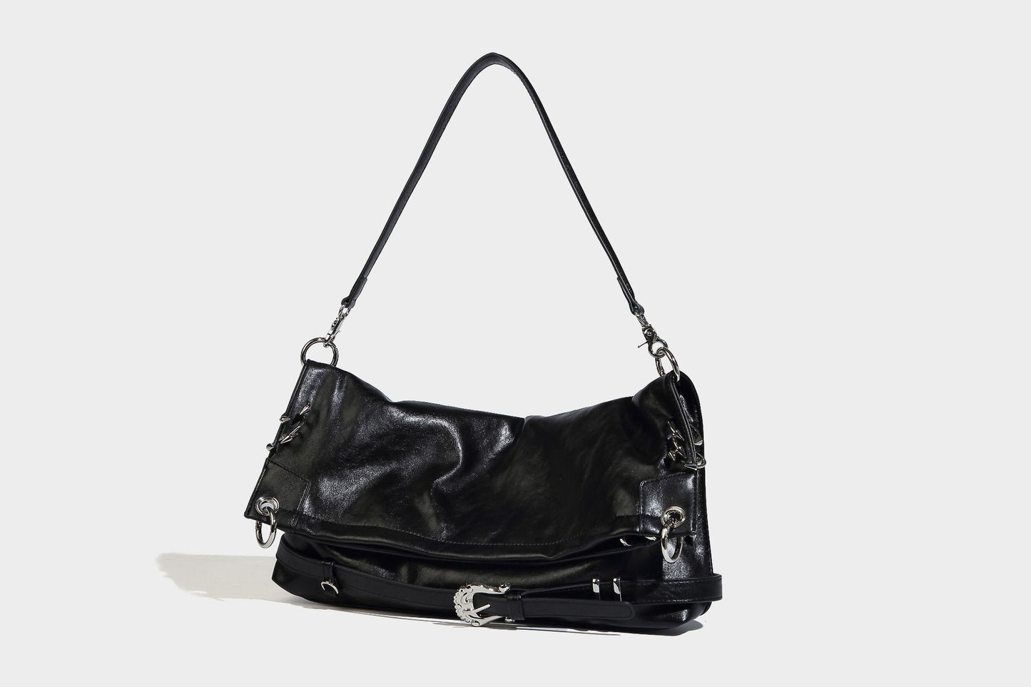 Beaira Millennium Hot Girl Fashion Versatile Trendy Underarm Bag Large Capacity Multi Circular Folding Design Single Shoulder Tote Bag