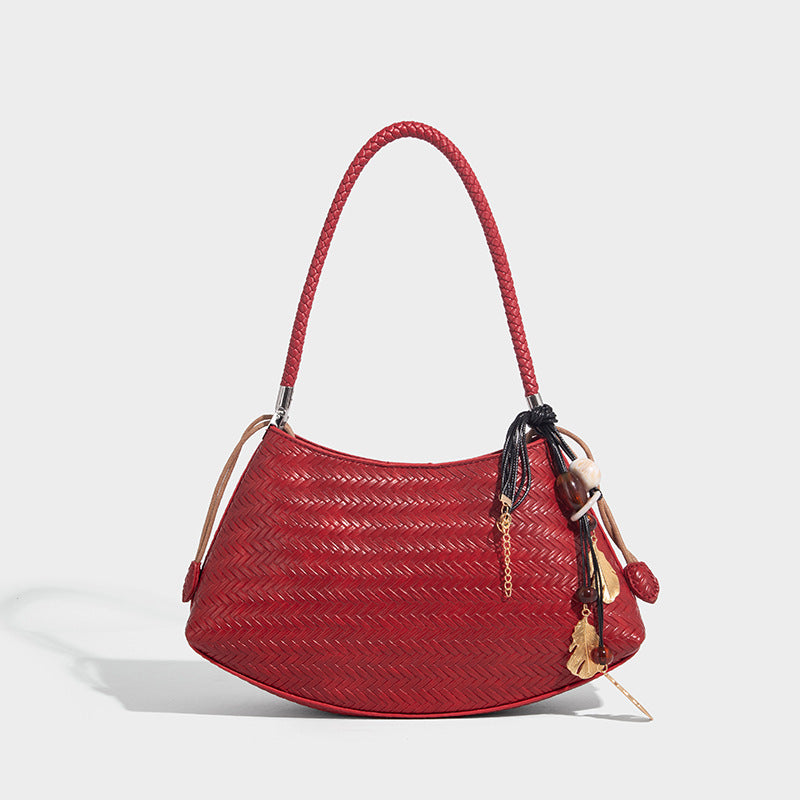 Beaira Original Lazy Style Woven Bag New Underarm Bag for Women Summer New Commuter Versatile Single Shoulder Handbag