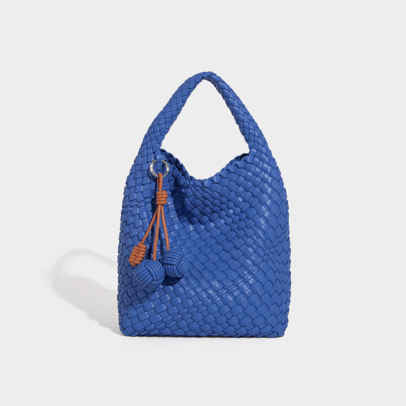 Beaira Cross border hot selling pure handmade woven bag women's fashionable and durable tote bag summer large capacity single shoulder crossbody bag