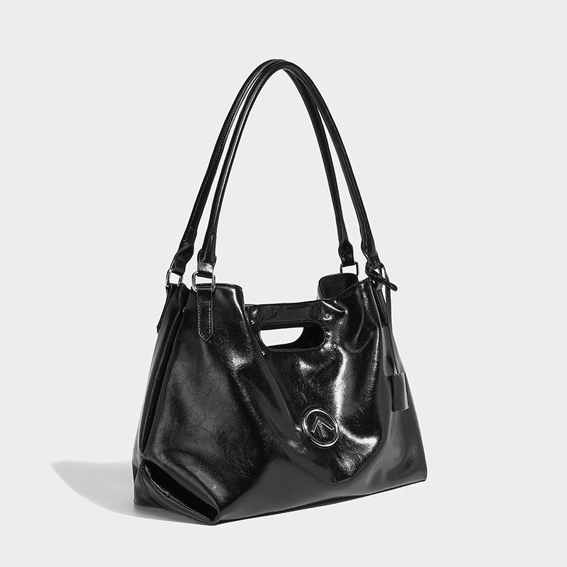 Beaira Wrinkled Arrow Bag New Tote Bag Large Capacity Commuter Handheld Single Shoulder Soft Bag High Quality Fashion Women's Bag