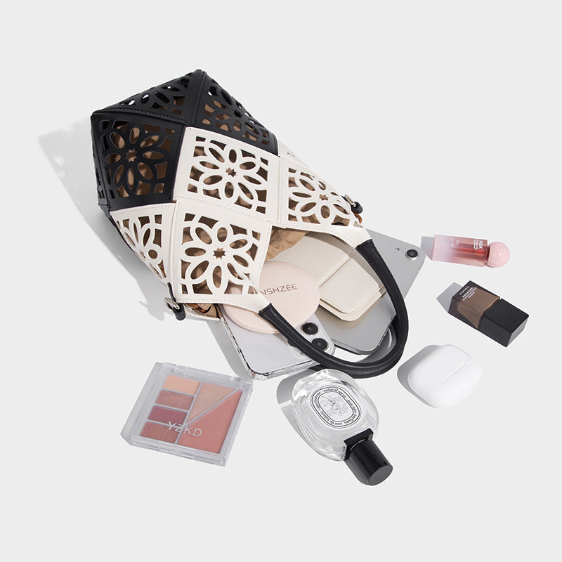 Beaira Cross border luxury handbag handmade hollowed out shoulder bag new niche drawstring versatile fashion crossbody bag
