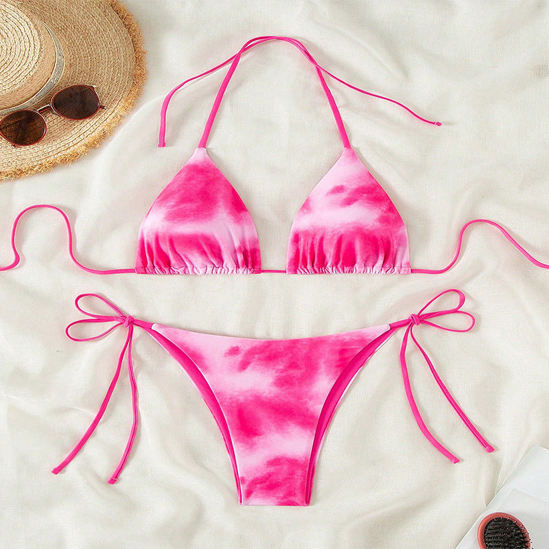 Beaira New European and American lace up swimsuit for women fashionable and sexy beach bikini hot spring swimsuit bikini
