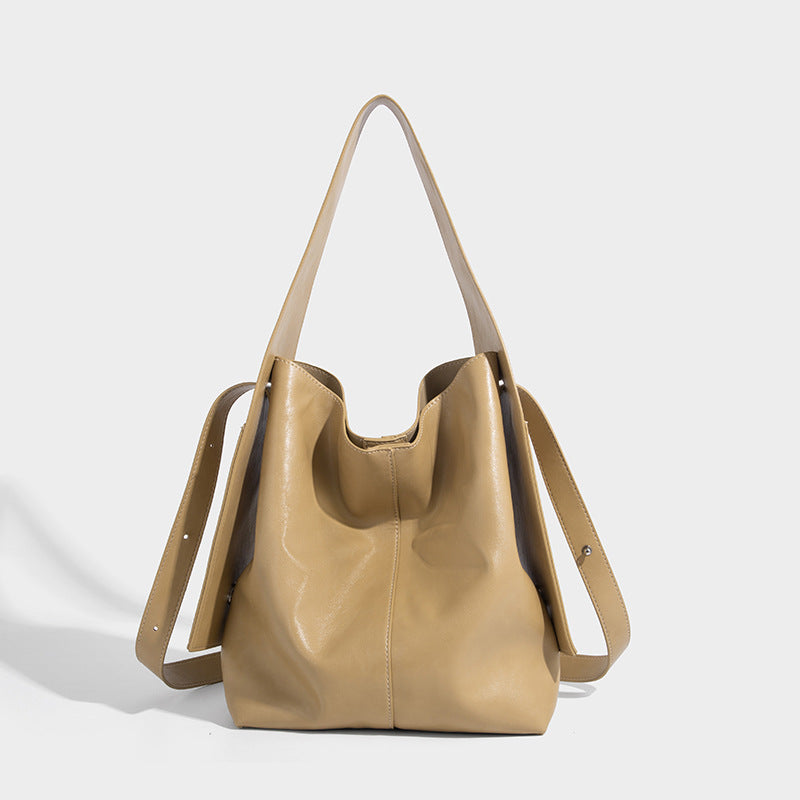 Beaira New women's bag fashionable and versatile shoulder bag high-end sense large capacity tote bag casual handbag trendy bucket bag