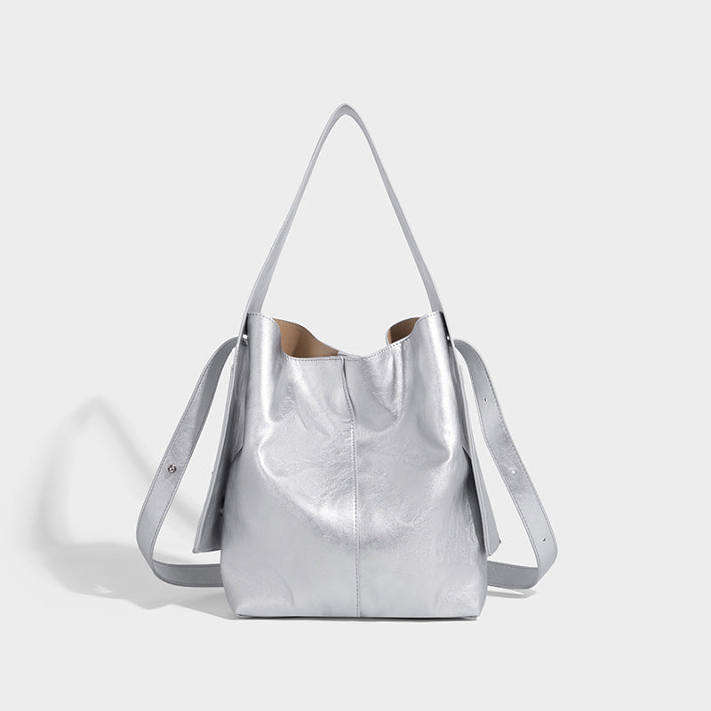 Beaira New women's bag fashionable and versatile shoulder bag high-end sense large capacity tote bag casual handbag trendy bucket bag