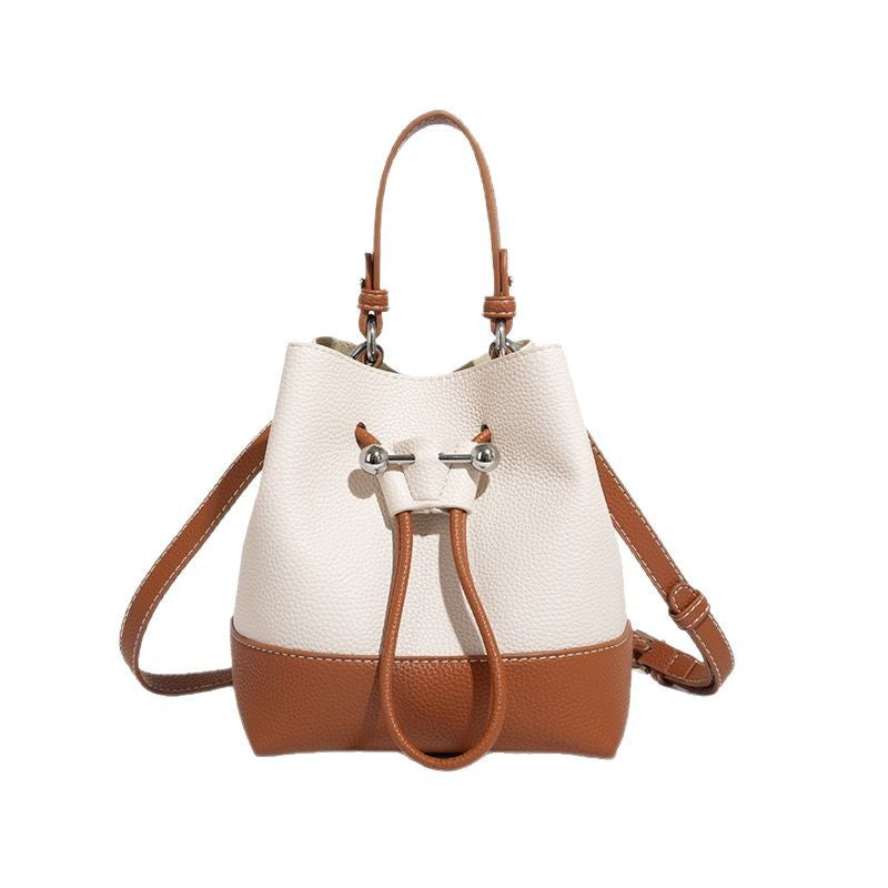 Beaira Uniquely designed retro drawstring bucket bag for women in summer new high-end handbag with bill of lading shoulder and crossbody for women