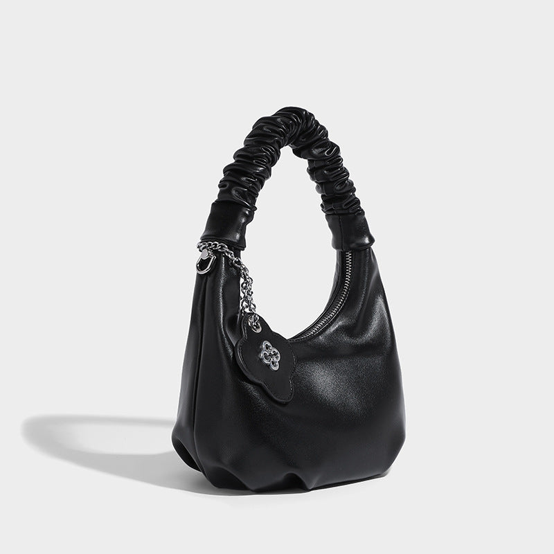 Beaira High end niche bag women's fashion new single shoulder crossbody bag summer women's hand-held pleated dumpling bag