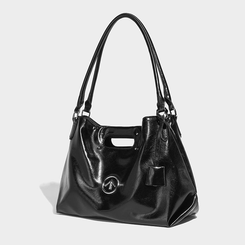 Beaira Wrinkled Arrow Bag New Tote Bag Large Capacity Commuter Handheld Single Shoulder Soft Bag High Quality Fashion Women's Bag