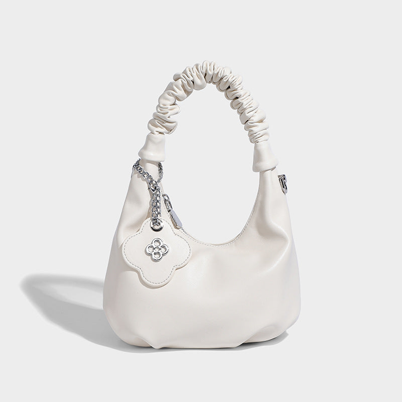 Beaira High end niche bag women's fashion new single shoulder crossbody bag summer women's hand-held pleated dumpling bag