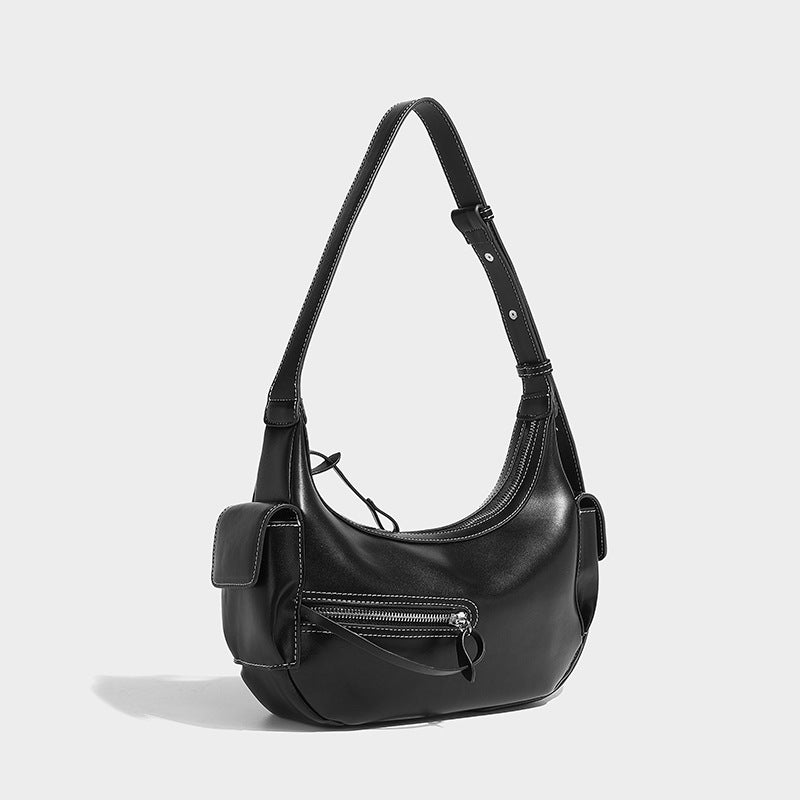 Beaira Spring and summer new niche design fashionable armpit bag trendy shoulder bag high-quality hand-held crescent shaped women's bag