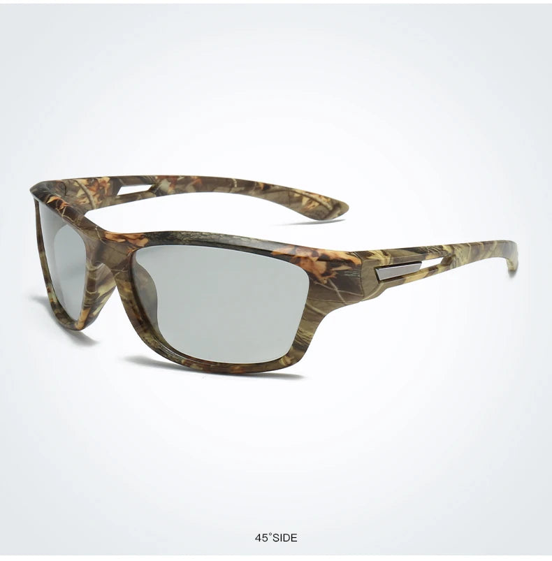 Beaira Photochromic Polarized Sports Vintage Sunglasses Men Women Fishing Cycling Driving Mountaineering Sport Retro Sun Glasses UV400