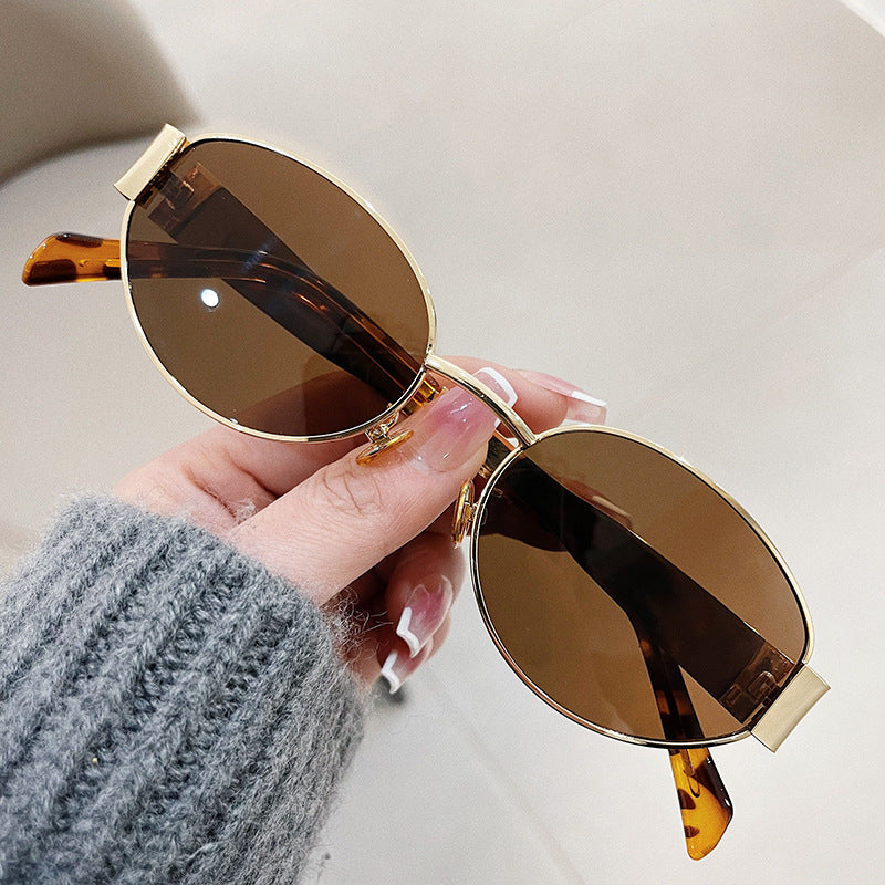 Beaira Fashion Oval Sunglasses Women Retro Trend Outdoor Metal Sun Glasses High Quality Classic Men Luxury Brand Eyewear UV400 Goggles