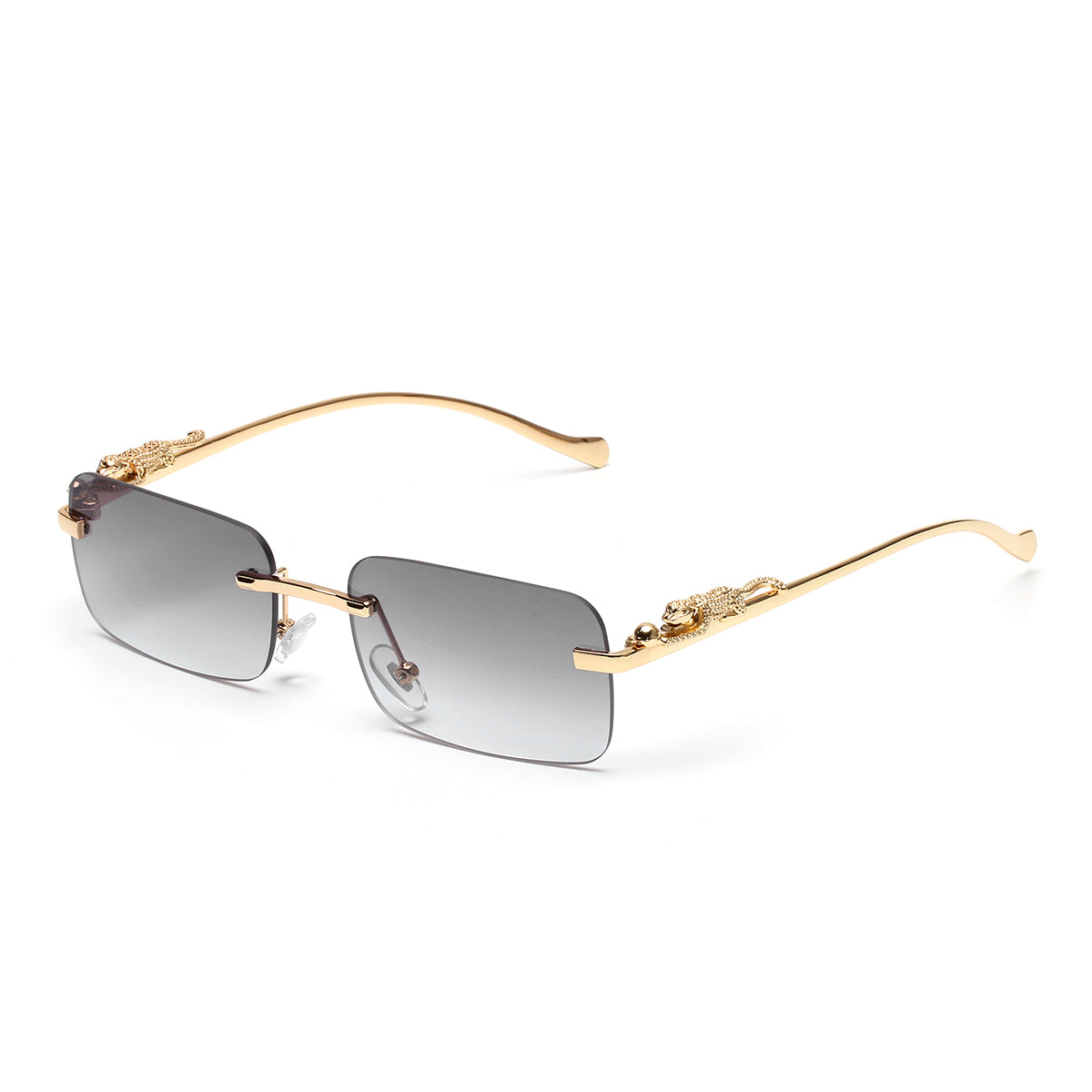 Beaira Ruiao rimless sunglasses UV400 fashion square metal glasses for men women designer man's brand sun glasses shades for outdoor