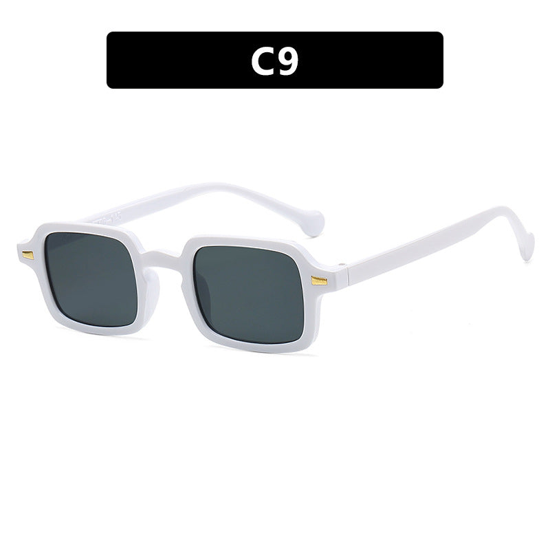 Beaira Simple Square Sunglasses Men and Women Retro Glasses Summer Sunshade Beach Fashion Glasses