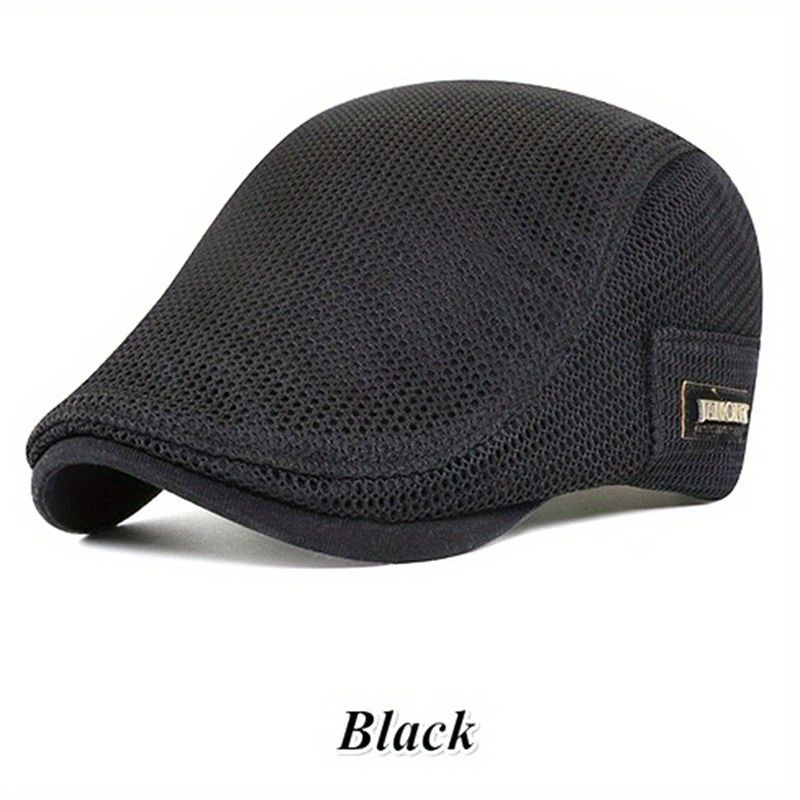 Beaira 1pc Summer new women's mesh cap Men's breathable beret women's thin breathable sun shield hat