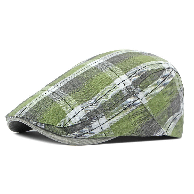 Beaira Four Seasons Polyester Print Newsboy Caps Flat Peaked Cap Men and Women Painter Beret Hats
