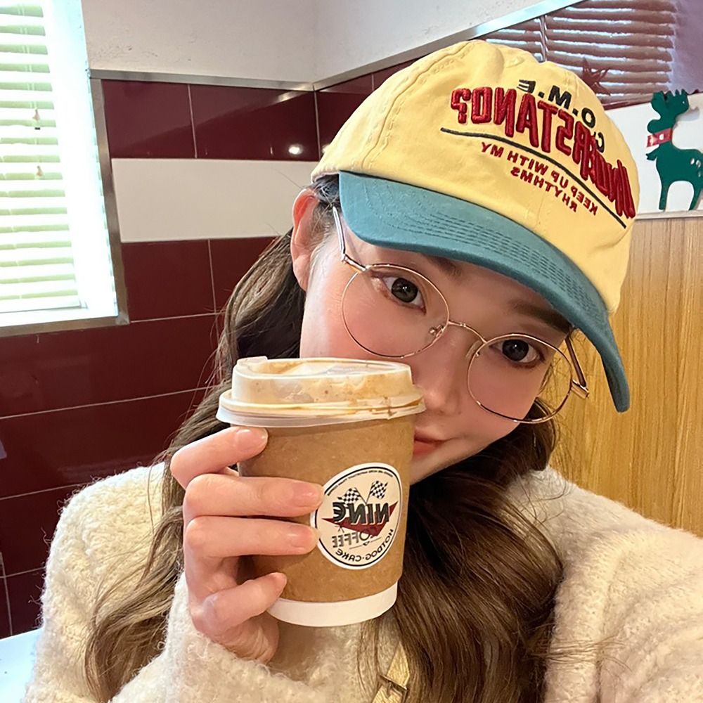 Beaira Face Smaller Baseball Cap INS Style Sun Protection Letter Embroidered Sun Hat Hip Hop Hat Couples