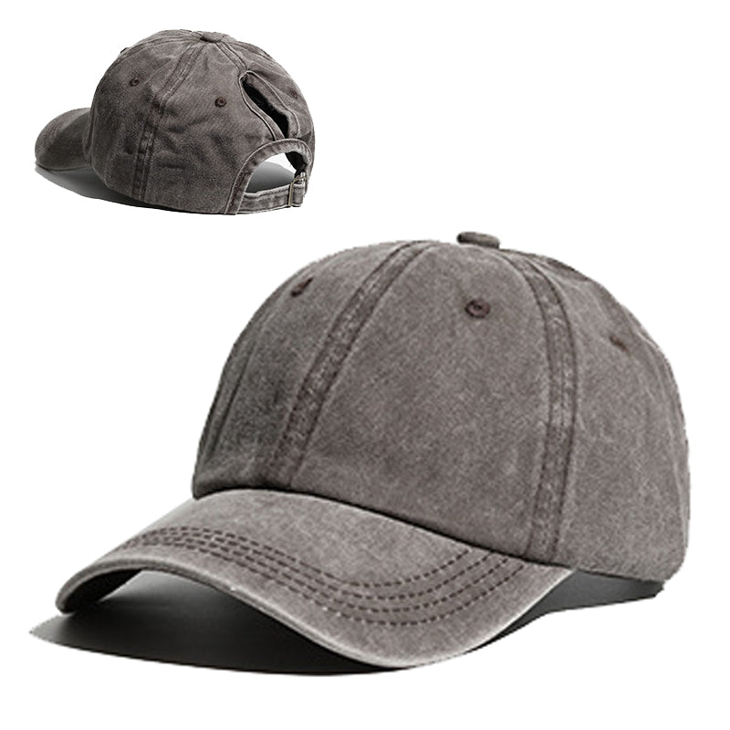 Beaira High Ponytail Baseball Cap for Women Spring Summer Sun Hat Running Snapback Hat Messy High Bun Women's Caps Female