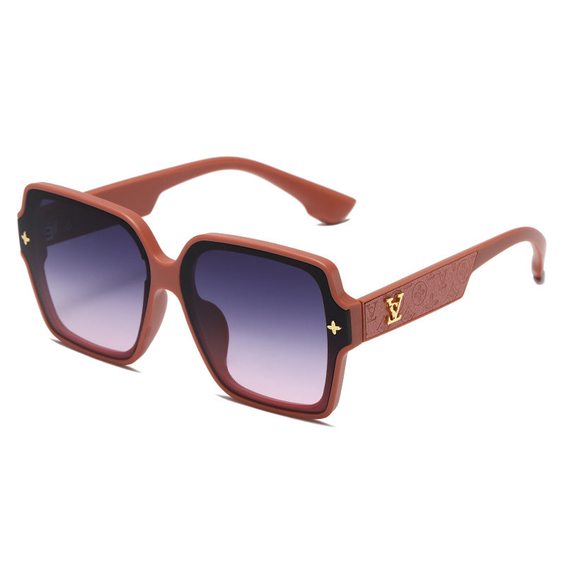 Beaira New fashion square frame sunglasses for women luxury sunglasses UV protection large frame all-match glasses