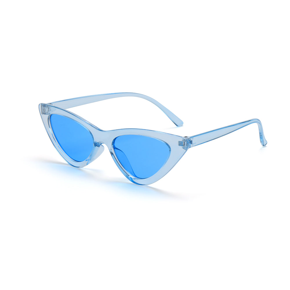 Beaira New Small Cat Eye Sunglasses Women Men Trendy Vintage Shades Eyewear Fashion Driving Cycling Sunglasses Half-frame Sun Glasses