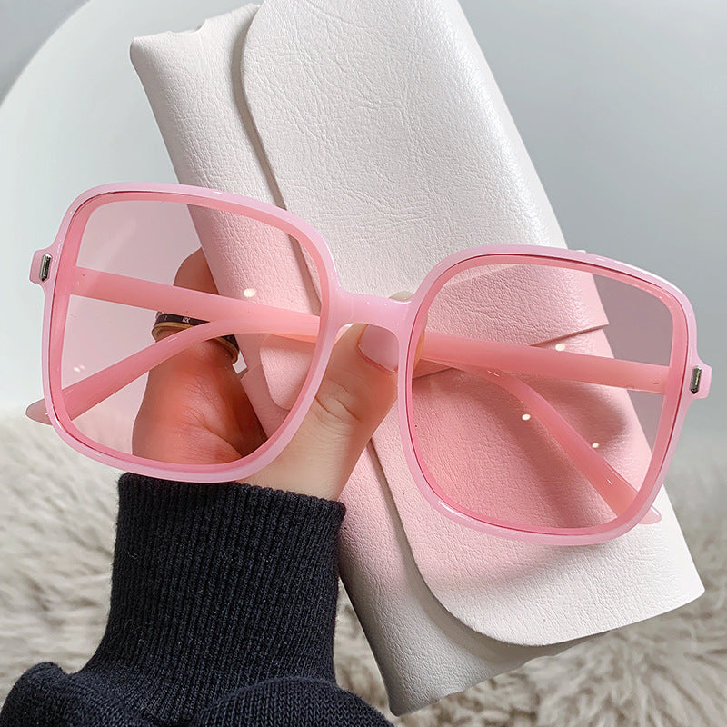 Beaira Square Sunglasses Woman Retro Vintage Gradient Sun Glasses Oversized Female Clear Lens Black White Oculos De Sol Glasses Women