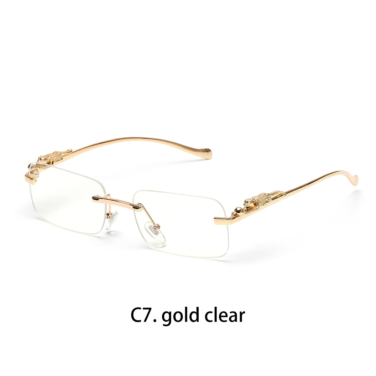 Beaira Ruiao rimless sunglasses UV400 fashion square metal glasses for men women designer man's brand sun glasses shades for outdoor