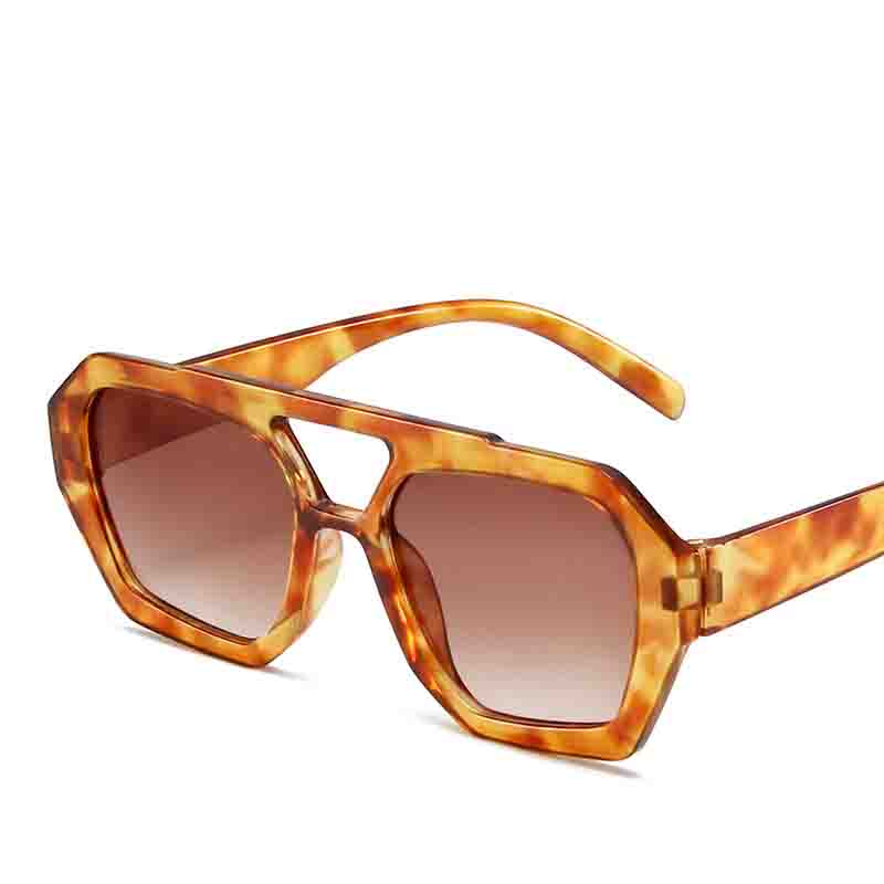 Beaira Fashion Vintage Square Sunglasses Women Men Double Beam Sun Glasses Punk Shades Luxury Brand Designer UV400 Goggles