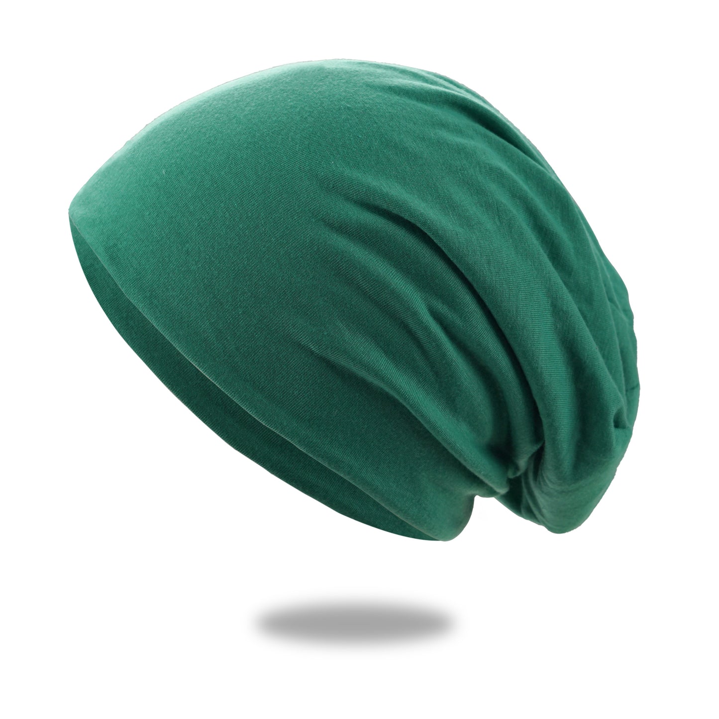 Beaira 1Pack Solid Color Unisex Men Women Slouchy Beanie Hip-Hop Soft Cotton Cap Lightweight Running Beanie Adult Dwarf Hat