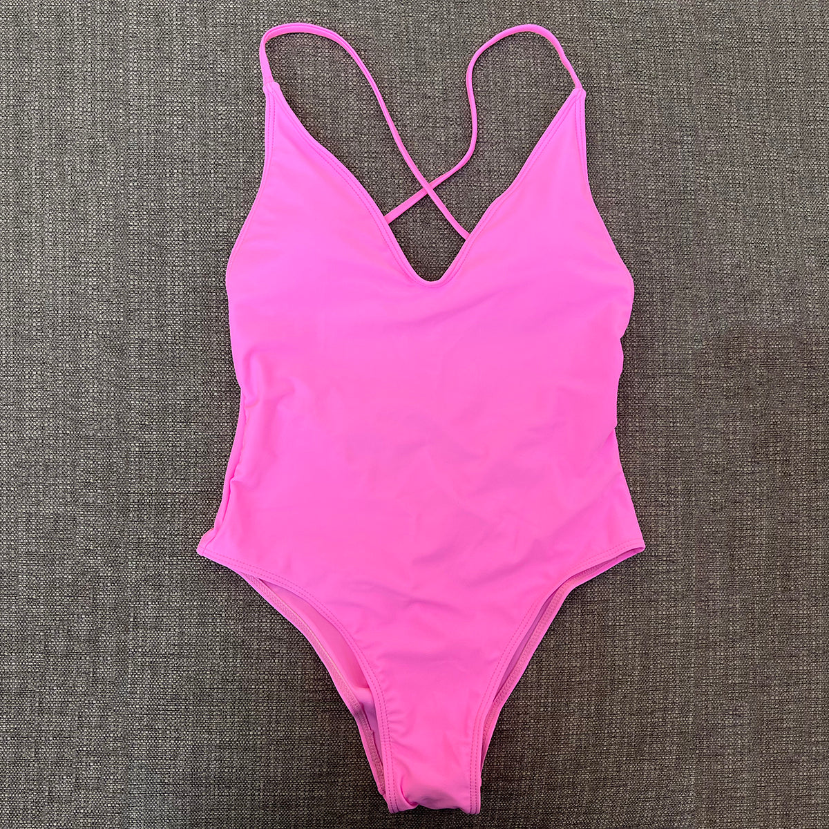 Beaira Sexy Padded One Piece Swimsuit Women Swimwear Solid Bathing Suit Monokini Swimming Suit Summer Beachwear maillot de bain femme